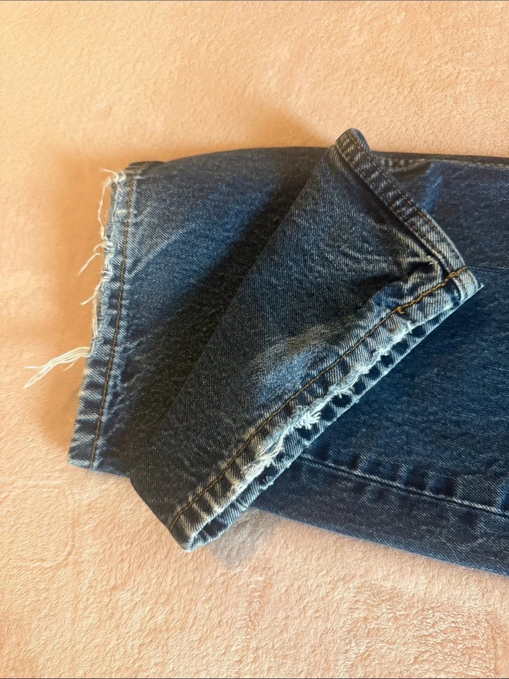Levi's Dark Blue Classic Straight Jeans Men’s 505